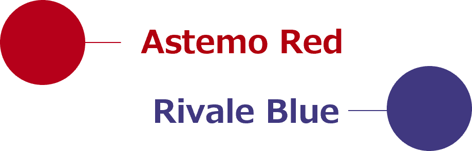 Astemo Red Rivale Blue